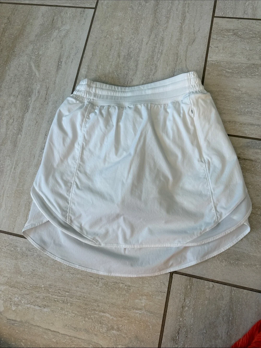Lululemon Hotty Hot High-Rise Skirt Long White Women's 4 Tennis Running - Picture 2 of 14